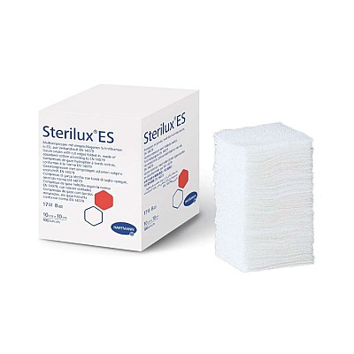 Hartmann Sterilux ES Μη αποστειρωμένη γάζα 17 κλωστών 7,5×7,5cm 100 τμχ