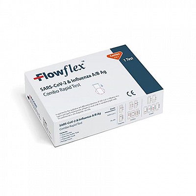 Acon FlowFlex SARS-Cov-2 & Influenza A/B Ag Combo Rapid Test 10 τεμ