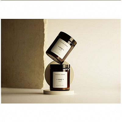 Santal Φυτικό αρωματικό κερί με καπάκι 135gr, Cosy - The Olphactory