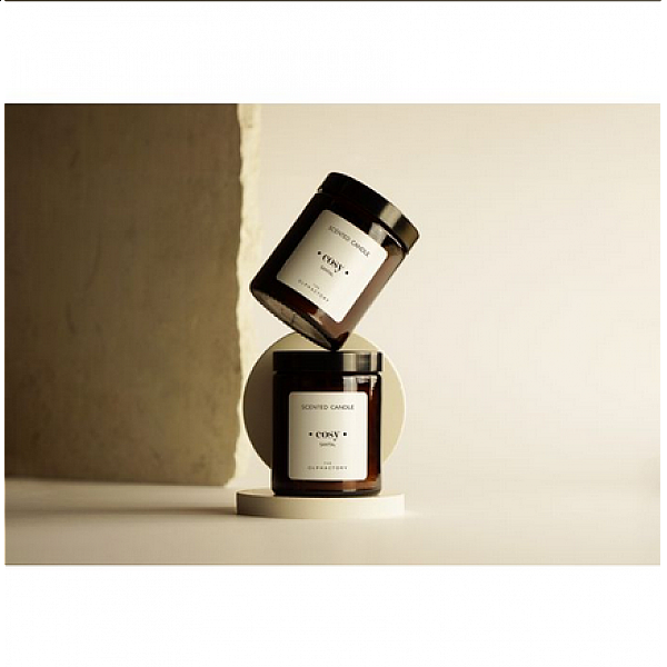 Santal Φυτικό αρωματικό κερί με καπάκι 135gr, Cosy - The Olphactory