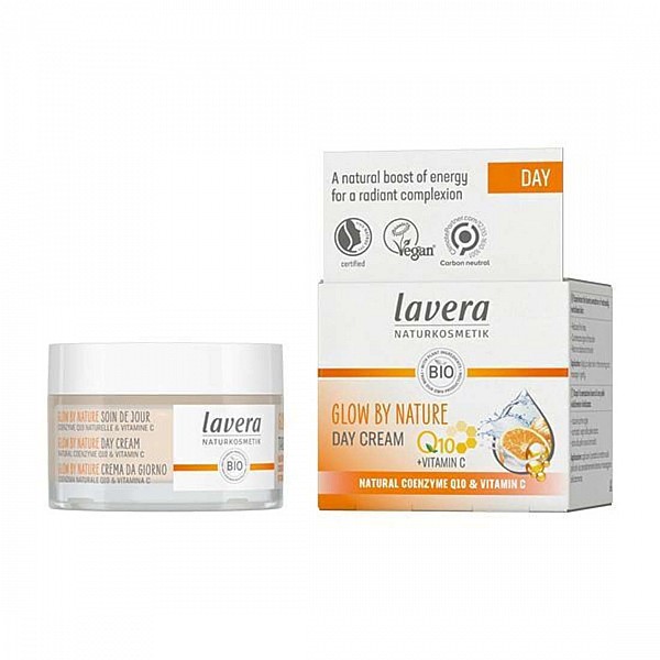 Lavera Glow by Nature Κρέμα Προσώπου Ημέρας για Ενυδάτωση 50ml