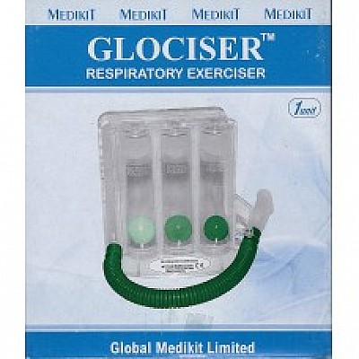 GLOCISER RESPIRATORY EXERCISER ΣΥΣΚΕΥΗ ΕΞΑΣΚΗΣΗΣ ΑΝΑΠΝΟΗΣ