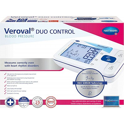 Hartmann Veroval Duo Control Medium Ψηφιακό Πιεσόμετρο Μπράτσου 