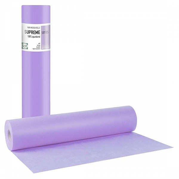 SUPREME PLUS Εξεταστικό Ρολό Non woven Μωβ 20gr - 58cm x 70m (9 τμχ)