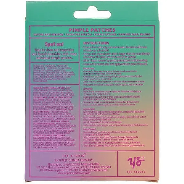 24 Καταπραϋντικά Pimple Patches, No Bad Days - By Upper Canada