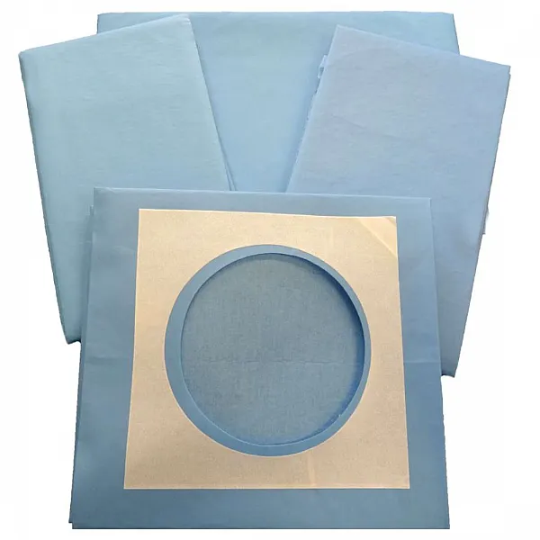 Χειρουργικά πεδία με οπή - 50cm x 75cm (50τμχ)