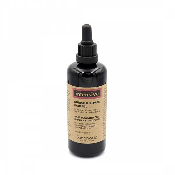 Λάδι Μαλλιών Intensive για Θρέψη & Επανόρθωση Saponaria 100ml