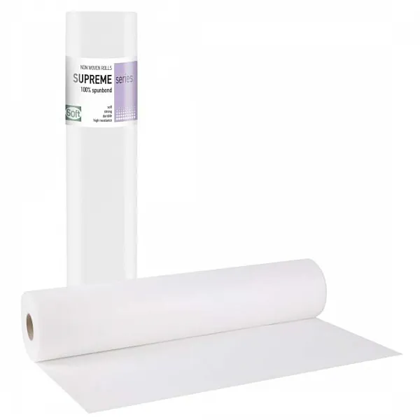 SUPREME EXTRA PLUS Εξεταστικό Ρολό Non woven Λευκό 40gr - 58cm x 50m (1 τμχ)