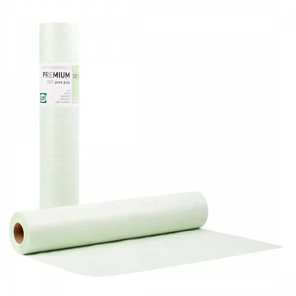 PREMIUM STANDARD Εξεταστικό Ρολό Πλαστικό + Χαρτί Πράσινο - 58cm x 50m (1 τμχ)