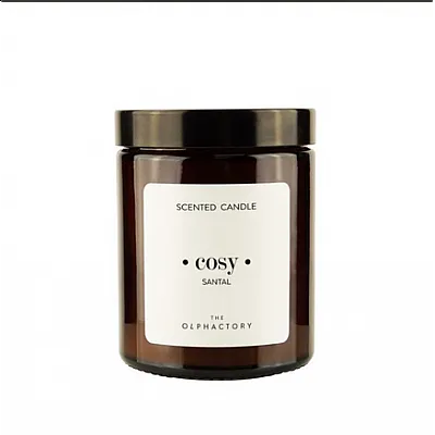 Santal Φυτικό αρωματικό κερί με καπάκι 135gr, Cosy - The Olphactory