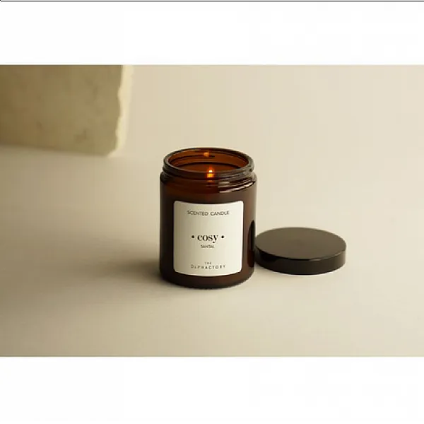 Santal Φυτικό αρωματικό κερί με καπάκι 135gr, Cosy - The Olphactory
