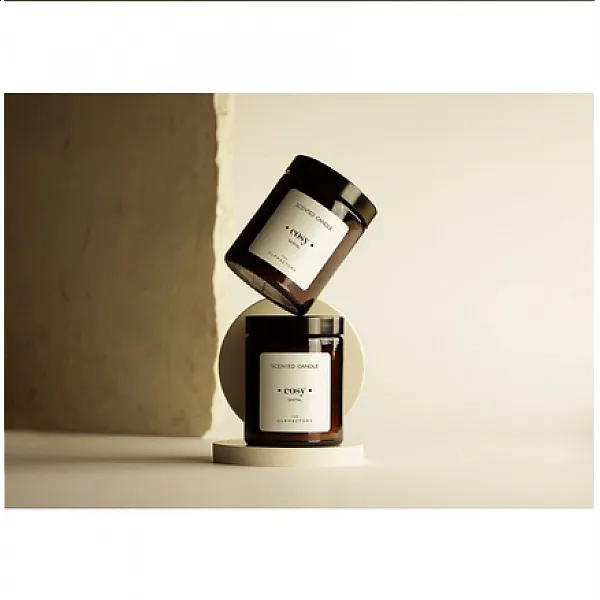 Santal Φυτικό αρωματικό κερί με καπάκι 135gr, Cosy - The Olphactory