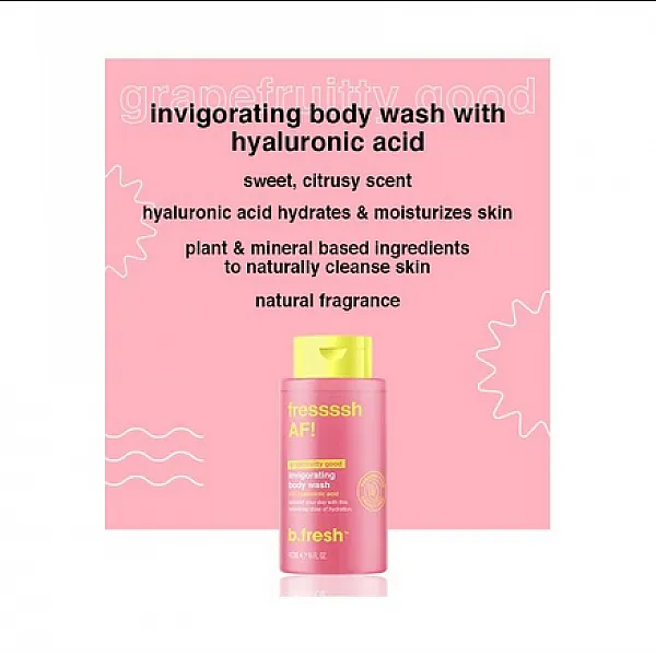 Invigorating Αφρόλουτρο gel 473ml, Fressssh AF! - BFresh