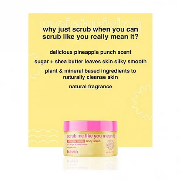Scrub ενυδάτωσης & απολέπισης σώματος, scrub me like you mean it 200gr - BFresh