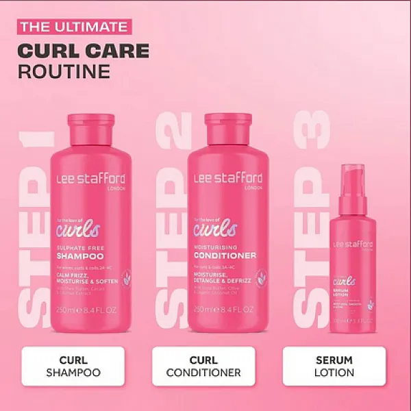 Ορός για μπούκλες και κυματιστά μαλλιά 100ml, Serum Lotion - Lee Stafford