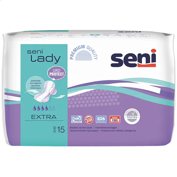 Seni Lady Extra 15cm x 28cm (15τμχ)